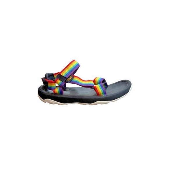 Teva Hurricane XLT2 Kids Size 5 Rainbow Pride Hiking Sport Water Outdoor Sandals - Picture 1 of 9